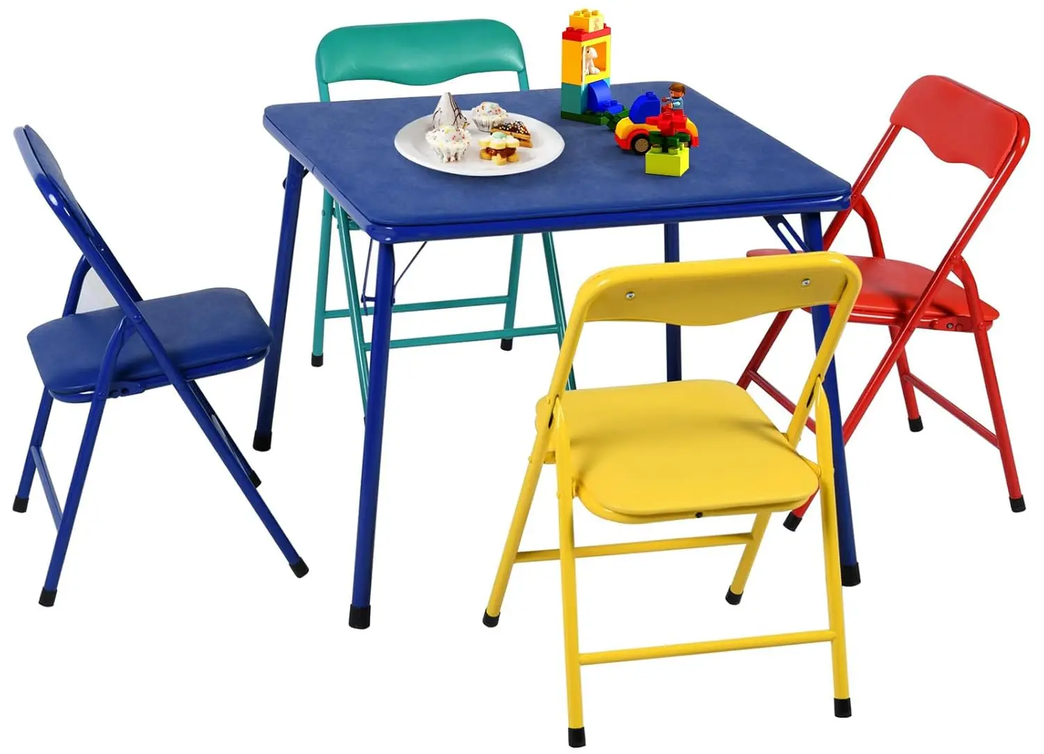 Kids 5-Piece Folding Table & Chair Set, Colorful Activity Table for Holiday Crafts, Playtime, Learning & Family Gatherings, Fold
Kids 5-Piece Folding Table & Chair Set, Colorful Activity Table for Holiday Crafts, Playtime, Learning & Family Gatherings, Fold