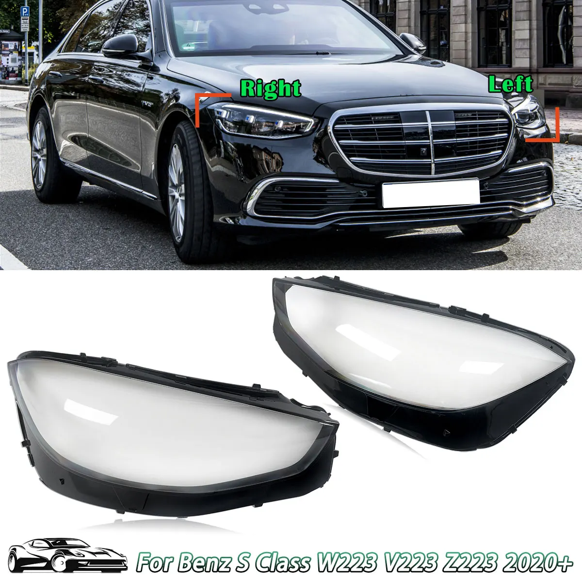For Mercedes Benz S Class W223 V223 S450 S500 S560 S600L 2021-2023 Headlamp Lampshade Headlight Lens Cover Shell Lamp Shade
For Mercedes Benz S Class W223 V223 S450 S500 S560 S600L 2021-2023 Headlamp Lampshade Headlight Lens Cover Shell Lamp Shade