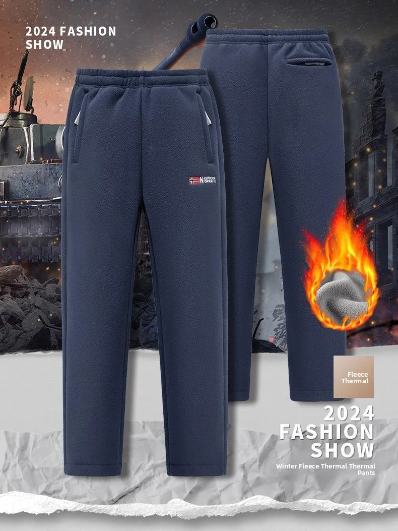 Thiened Fce Lamb Velvet Warm Pants American Retro Sle Casual Cotton Dstring Sweatpants for Men Winter Leisure Trousers
Thiened Fce Lamb Velvet Warm Pants American Retro Sle Casual Cotton Dstring Sweatpants for Men Winter Leisure Trousers