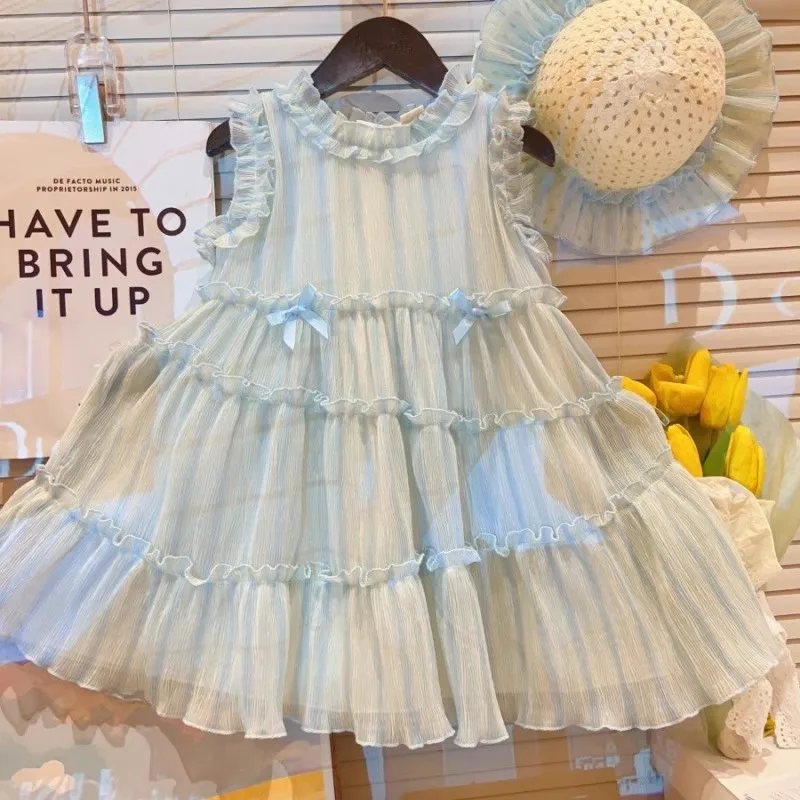 TOY-Girls' Dress2025Summer New Children's Princess Dress with Flutter Sleeves Baby Dress Summer Stylish Mesh Dress
TOY-Girls' Dress2025Summer New Children's Princess Dress with Flutter Sleeves Baby Dress Summer Stylish Mesh Dress
