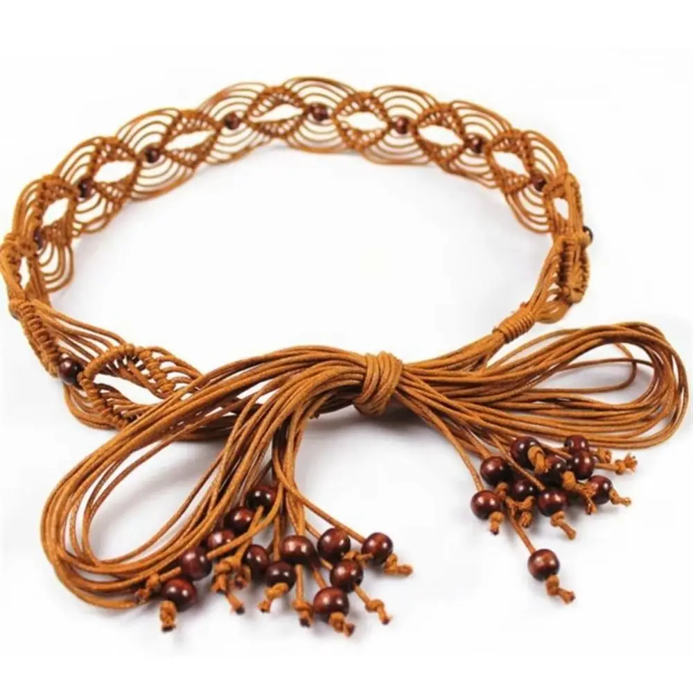 Wax Rope Female Waist Rope Bohemian Style Woven Knot Dress Waistband Exquisite Handmade Ethnic Style Waist Chain for Women
Wax Rope Female Waist Rope Bohemian Style Woven Knot Dress Waistband Exquisite Handmade Ethnic Style Waist Chain for Women