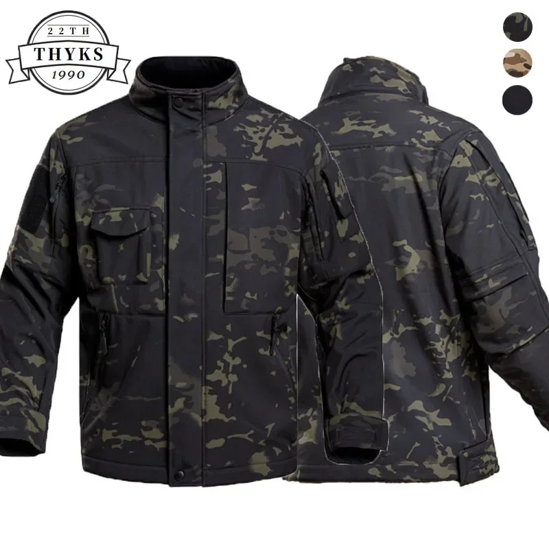 Tactical Soft Shell Jacket Men's Waterproof Windproof Multiple Pockets Motorcycle Jackets Military Outdoor Climbing Charge Coats
Tactical Soft Shell Jacket Men's Waterproof Windproof Multiple Pockets Motorcycle Jackets Military Outdoor Climbing Charge Coats