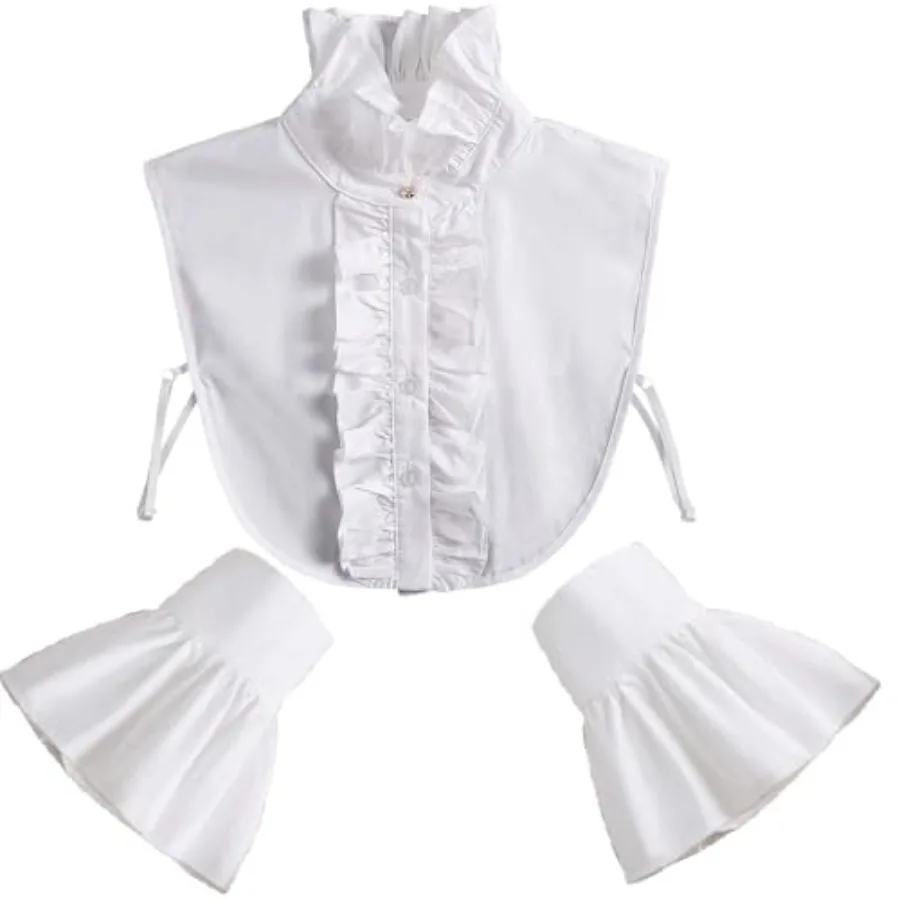 YEKEYI Women Fake Collar Shirt Versatile Accessories Victorian Collar Half Shirt Collar False Sleeve Cuffs
YEKEYI Women Fake Collar Shirt Versatile Accessories Victorian Collar Half Shirt Collar False Sleeve Cuffs