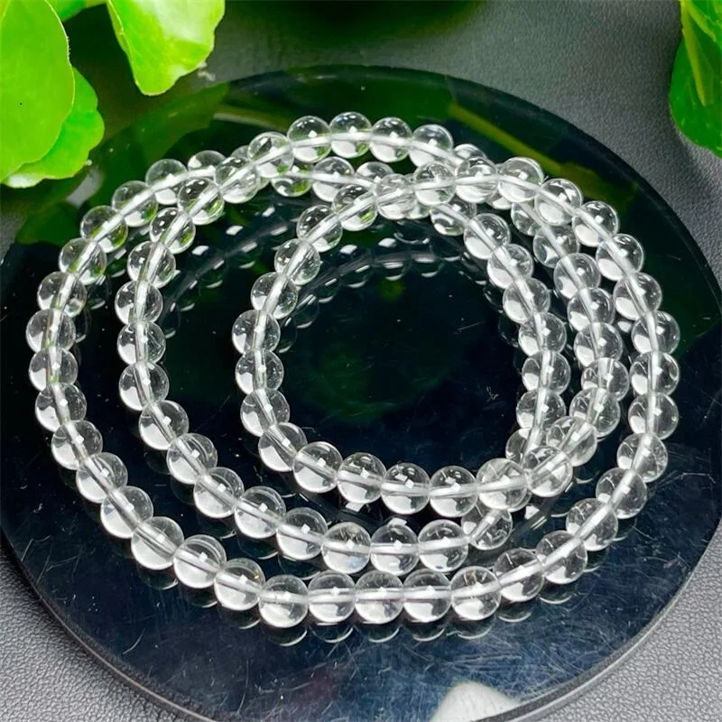 6MM Natural Clear Quartz Triple Circle Bracelet Crystal Healing Round Bead Women Men Fine Jewelry Gift 1PCS
6MM Natural Clear Quartz Triple Circle Bracelet Crystal Healing Round Bead Women Men Fine Jewelry Gift 1PCS
