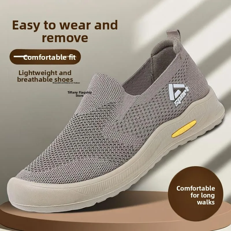 Beijing Men's Canvas Shoes Breathable Mesh Slip-On Anti-Slip Soft Bottom Leisure Sports Casual Footwear for Middle-Aged And E...
Beijing Men's Canvas Shoes Breathable Mesh Slip-On Anti-Slip Soft Bottom Leisure Sports Casual Footwear for Middle-Aged And E...