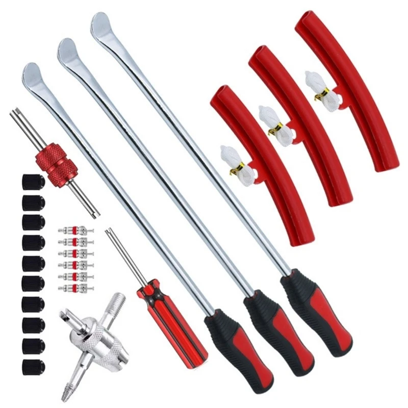Tire Tool set Motorcycle Spoon Tool set With Wheel Protectors & Valves Tool Heavy Duty Motorcycle Tire Change set 25pcs Dropship
Tire Tool set Motorcycle Spoon Tool set With Wheel Protectors & Valves Tool Heavy Duty Motorcycle Tire Change set 25pcs Dropship
