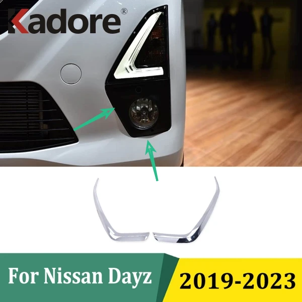 For Nissan Dayz 2019 2020 2021 2022 2023 Chrome Front Fog Light Eyebrow Trim Foglights Lamp Strip Cover Car Sticker Accessories
For Nissan Dayz 2019 2020 2021 2022 2023 Chrome Front Fog Light Eyebrow Trim Foglights Lamp Strip Cover Car Sticker Accessories
