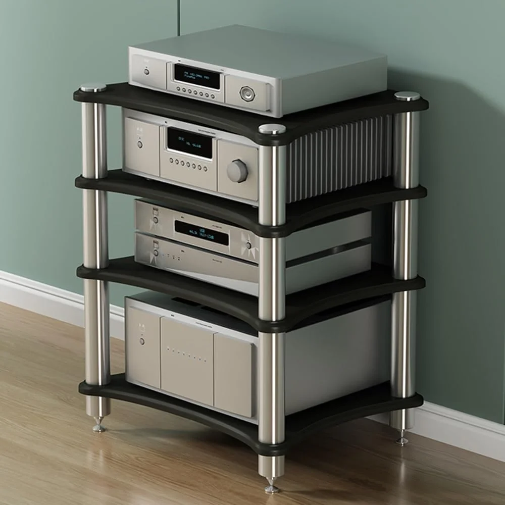 1 2 3 4 Tier AV Media Stand Component Cabinet Corner Shelf Wooden Stereo Cabinet Audio Rack Tower CD Player Stand for Home
1 2 3 4 Tier AV Media Stand Component Cabinet Corner Shelf Wooden Stereo Cabinet Audio Rack Tower CD Player Stand for Home