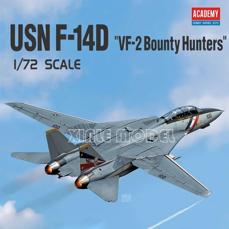 Academy 12590 F-14D Super Tomcat "VF-2 Bounty Hunters" Fighter 1/72 Aircraft Scale Model Kit
Academy 12590 F-14D Super Tomcat "VF-2 Bounty Hunters" Fighter 1/72 Aircraft Scale Model Kit