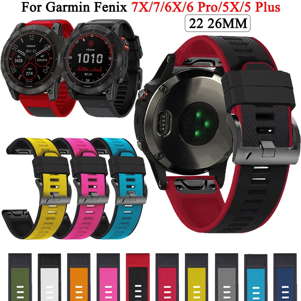 Smart Watch Wristband For Garmin Fenix 7 7X 6X 6 Pro 5X 5 Plus 3 3HR 22 26mm Quick Release Silicone Straps Bracelet Replacement
Smart Watch Wristband For Garmin Fenix 7 7X 6X 6 Pro 5X 5 Plus 3 3HR 22 26mm Quick Release Silicone Straps Bracelet Replacement