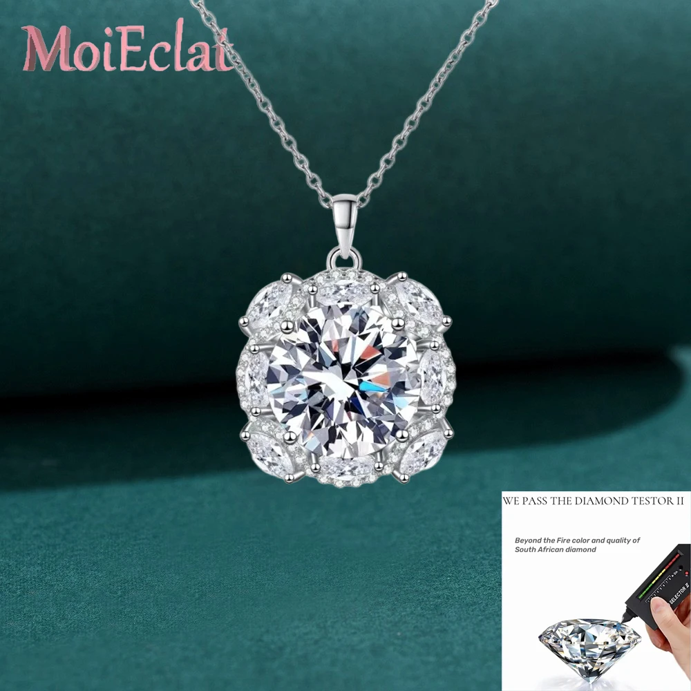 10-каратный кулон, элегантный муассанит с бриллиантами, платиновые ожерелья PT950, женские, подарок на день рождения для подруги, свадебные ювелирные украшения
10-каратный кулон, элегантный муассанит с бриллиантами, платиновые ожерелья PT950, женские, подарок на день рождения для подруги, свадебные ювелирные украшения
