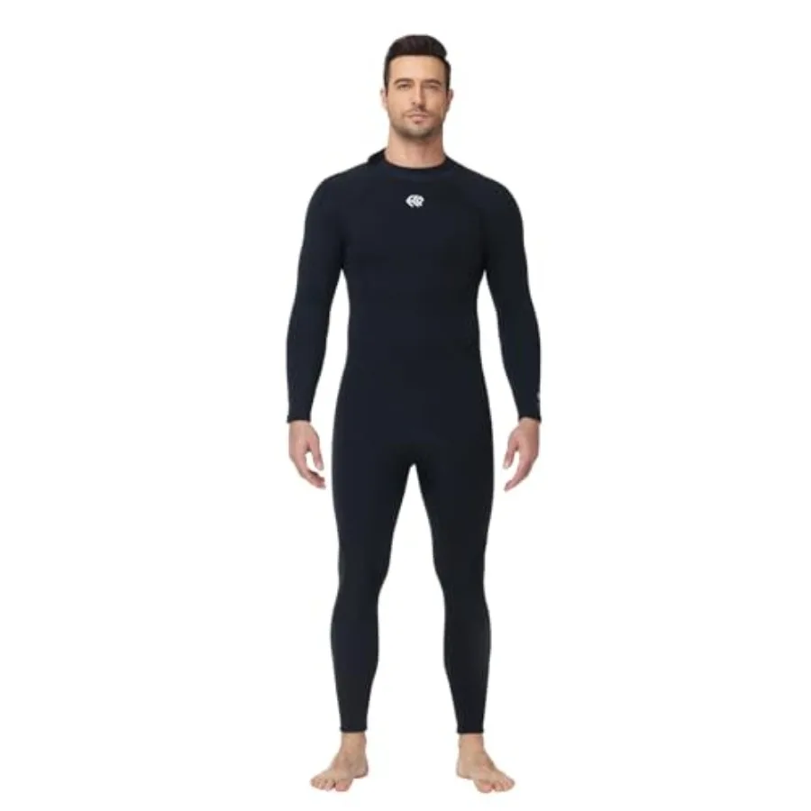 3mm Neoprene Full Wetsuit for Men: Diving, Snorkeling, Surfing, Swimming Black, Flexible Thermal
3mm Neoprene Full Wetsuit for Men: Diving, Snorkeling, Surfing, Swimming Black, Flexible Thermal