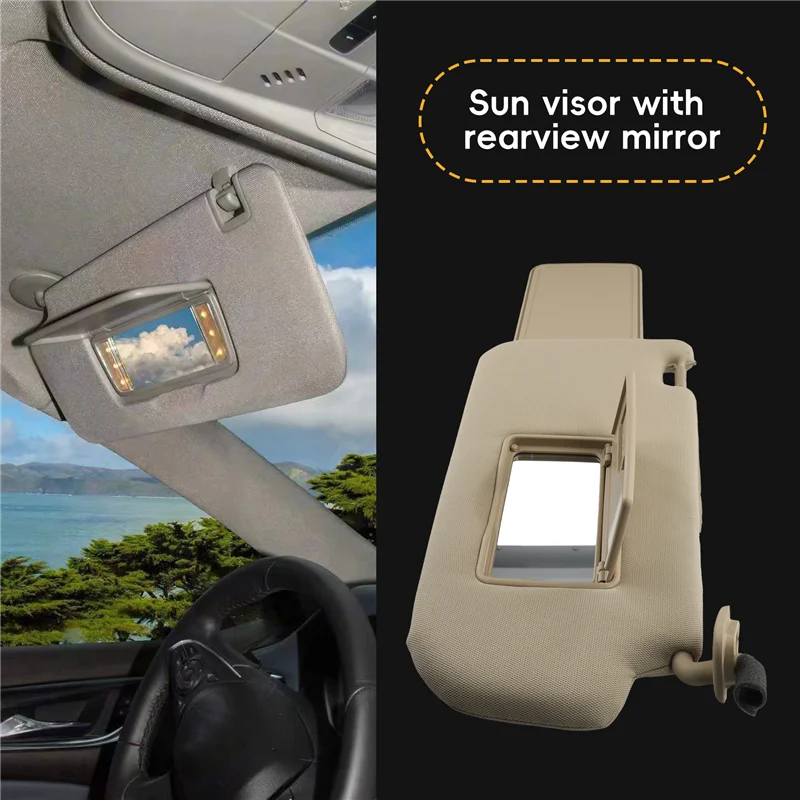 Durable-Sun Visor With Vanity Mirror For Hyundai TUCSON 2004-2014 Sunshading Board
Durable-Sun Visor With Vanity Mirror For Hyundai TUCSON 2004-2014 Sunshading Board