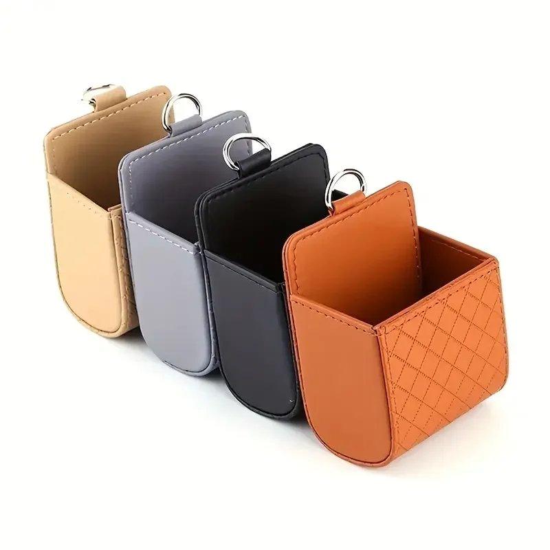 1pc Multi Functional Car Storage Rack Artificial Leather Car Phone Holder Hanging Storage Box Car Interior Storage Accessories
1pc Multi Functional Car Storage Rack Artificial Leather Car Phone Holder Hanging Storage Box Car Interior Storage Accessories