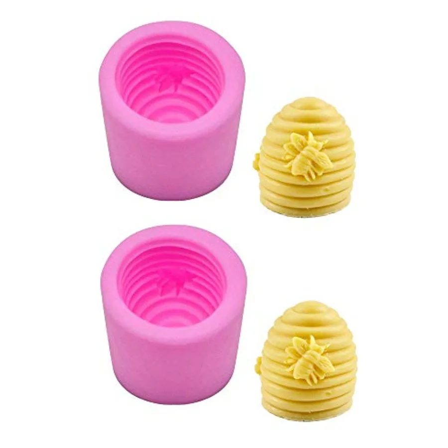 2-Pack Bee Silicone Molds for Handmade Soap, Cake Fondant Decorating, Candy, Chocolate, Candle, Resin, Wax Melt
2-Pack Bee Silicone Molds for Handmade Soap, Cake Fondant Decorating, Candy, Chocolate, Candle, Resin, Wax Melt