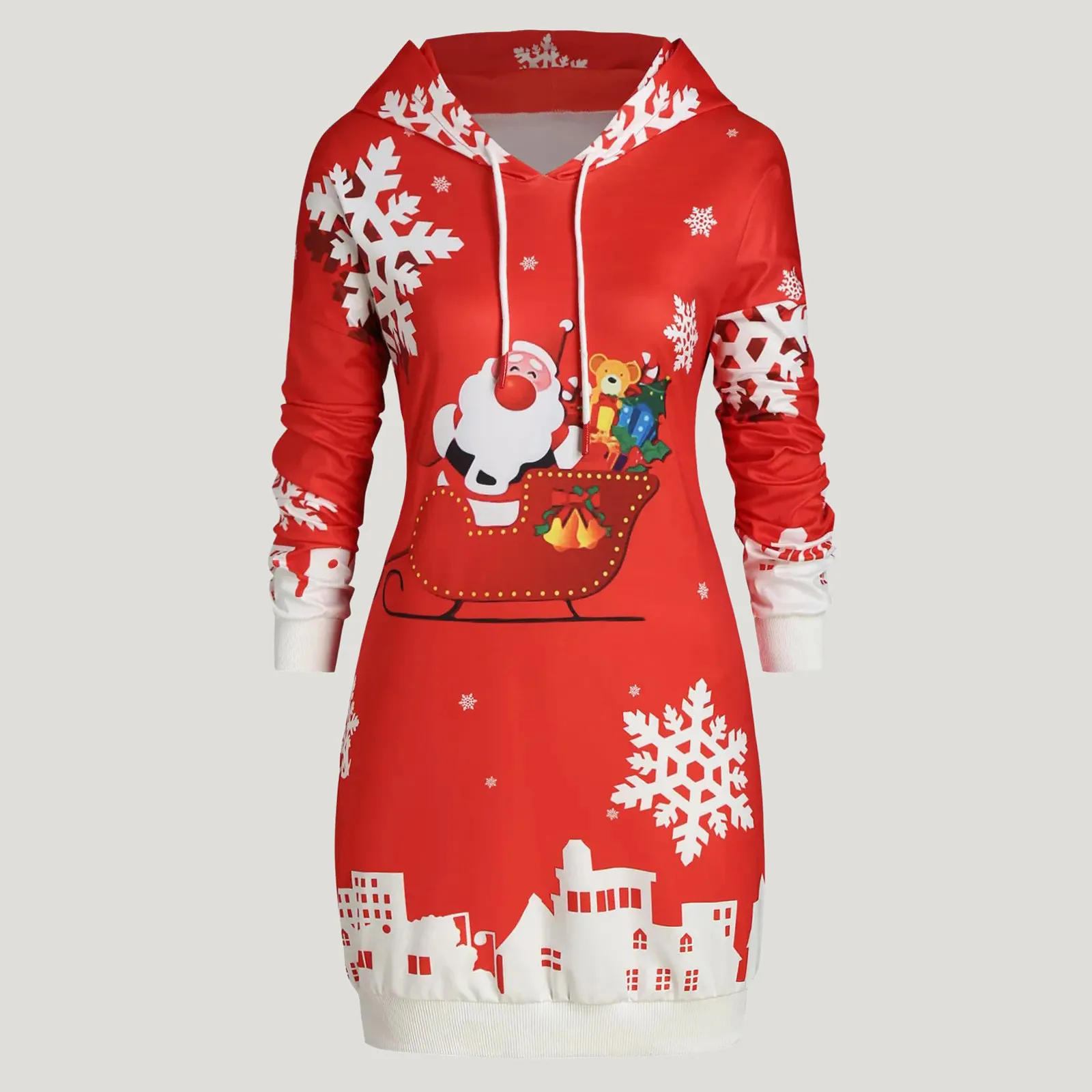 Hoodies with Pockets Women Fashion Women Dress Merry Christmas Snowflake Printed Top Hooded Long Fleece Hooded Sweatshirt Women
Hoodies with Pockets Women Fashion Women Dress Merry Christmas Snowflake Printed Top Hooded Long Fleece Hooded Sweatshirt Women