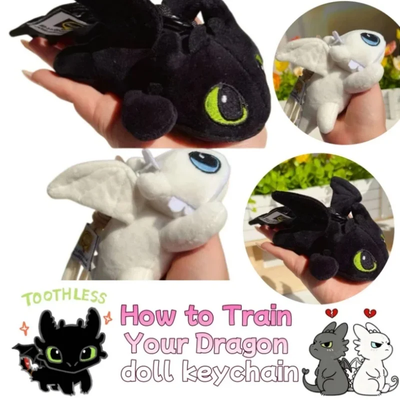 Dragon Taming Master Cartoon Toothless Plush Toy Key Pendant Black and White Little Flying Dragon Cute Backpack Accessories
Dragon Taming Master Cartoon Toothless Plush Toy Key Pendant Black and White Little Flying Dragon Cute Backpack Accessories