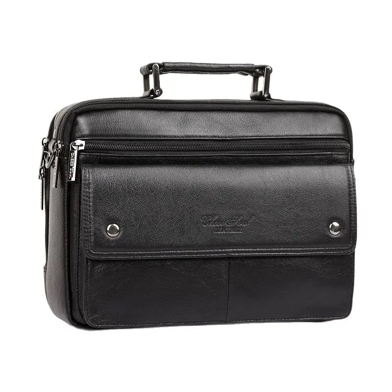 Men's Shoulder Bags Genuine Leather Business Totes Small Flap Casual Messenger Bag Male Crossbody Bags iPad Office Handbags 2018
Men's Shoulder Bags Genuine Leather Business Totes Small Flap Casual Messenger Bag Male Crossbody Bags iPad Office Handbags 2018