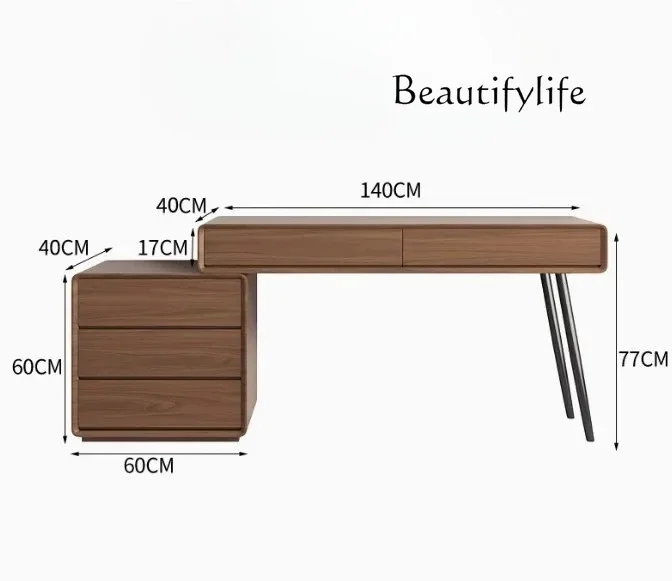 JY French Style Home Desktop Rotating Desk Modern Minimalist Walnut Corner Small Apartment Solid Wood Computer Desk Desk Dresser
JY French Style Home Desktop Rotating Desk Modern Minimalist Walnut Corner Small Apartment Solid Wood Computer Desk Desk Dresser