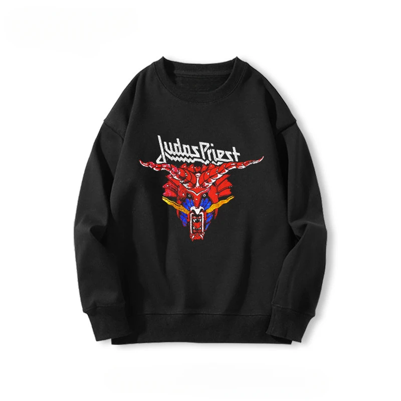New Judas Priest Band Peripheral Round-neck Hoodies for Men and Women Autumn and Winter Fleece Heavy Metal Clothes
New Judas Priest Band Peripheral Round-neck Hoodies for Men and Women Autumn and Winter Fleece Heavy Metal Clothes
