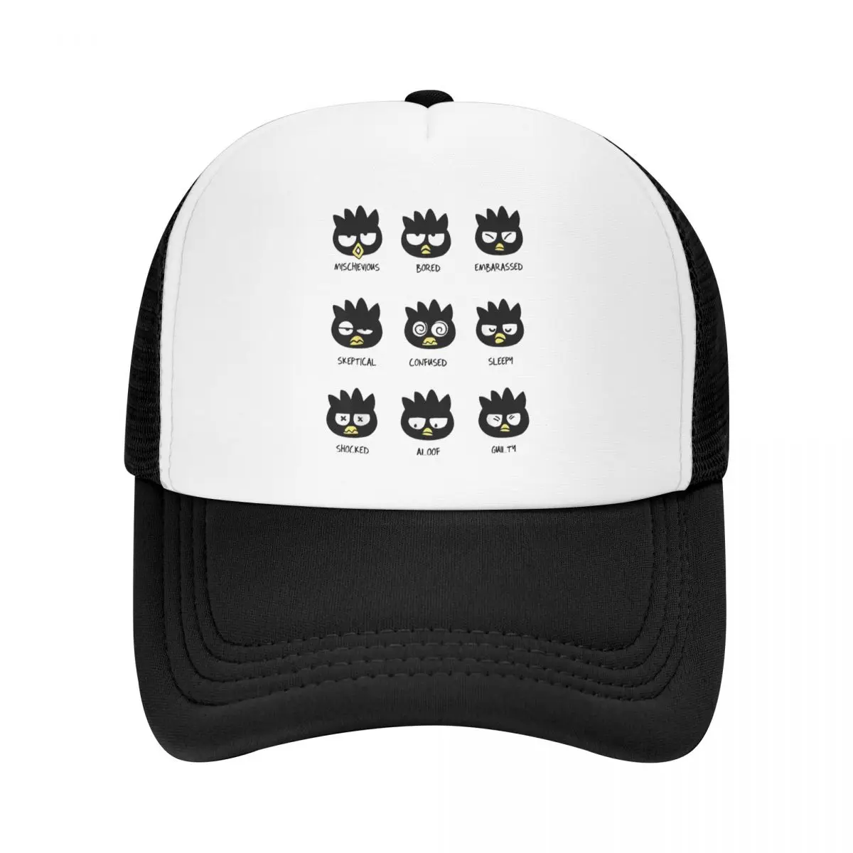 Badtz Maru Different Moods Mesh Baseball Cap Adult Fitted Sun Hats Hat Adjustable Snapback Caps Racing Cap Summer Trucker Cap
Badtz Maru Different Moods Mesh Baseball Cap Adult Fitted Sun Hats Hat Adjustable Snapback Caps Racing Cap Summer Trucker Cap