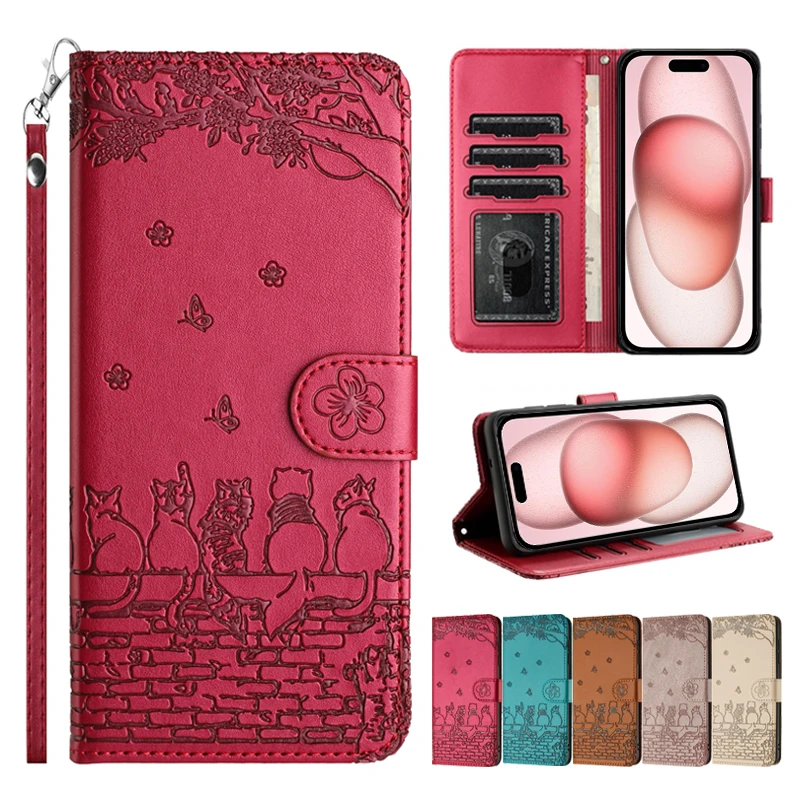 Wallet Cat Embossed Flip Over Leather Case For iPhone 15 Pro Max 14 Plus 13 Mini 12 11 Pro SE 2022 2020 X XS XR XS Max 8 7 Model
Wallet Cat Embossed Flip Over Leather Case For iPhone 15 Pro Max 14 Plus 13 Mini 12 11 Pro SE 2022 2020 X XS XR XS Max 8 7 Model