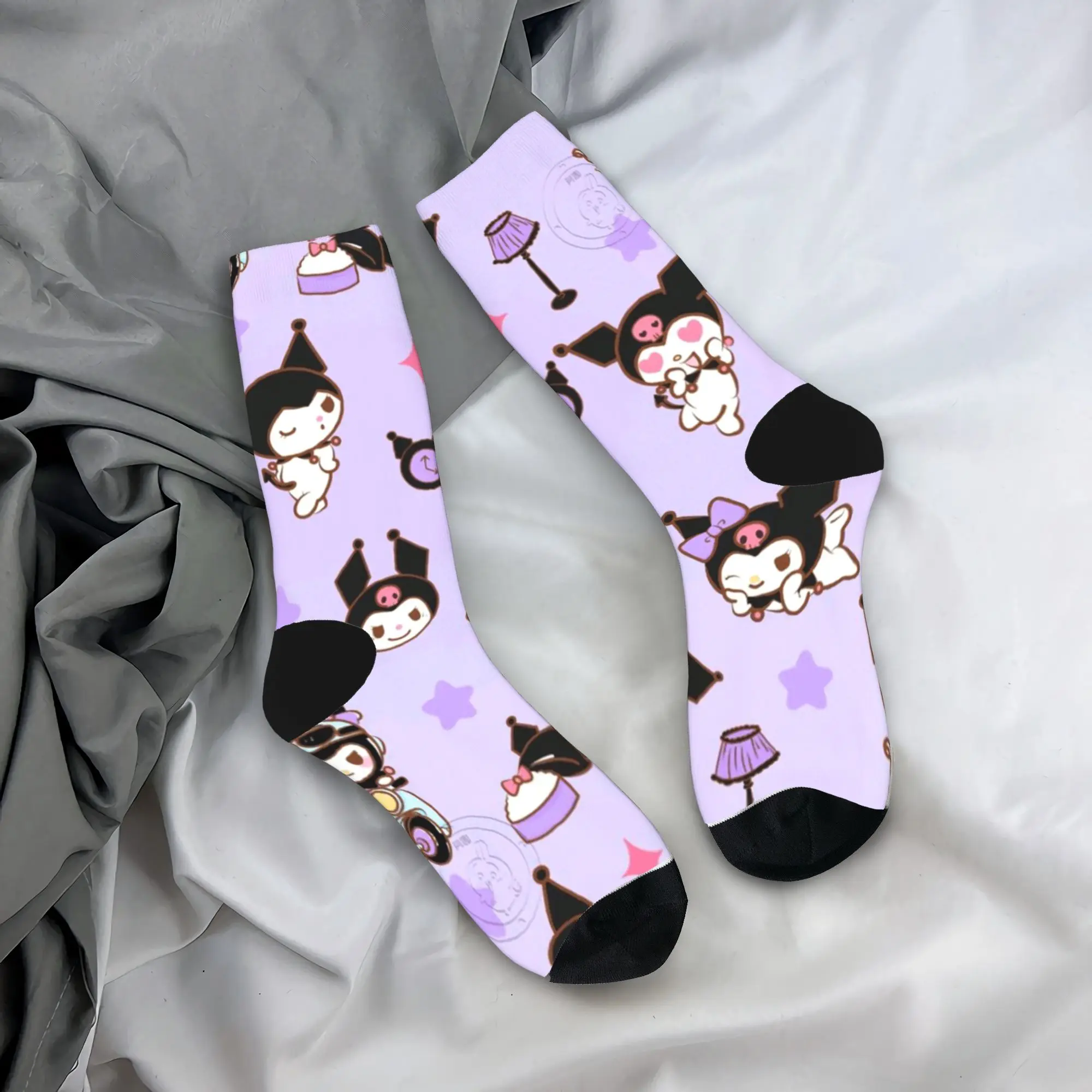 Носки Sanrio Kuromi фиолетовые, нескользящие, дышащие, для женщин и мужчин, весенние, с забавным дизайном, для активного отдыха
Носки Sanrio Kuromi фиолетовые, нескользящие, дышащие, для женщин и мужчин, весенние, с забавным дизайном, для активного отдыха