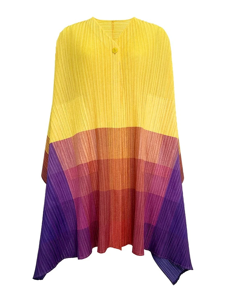 Sunscreen Single-button Women's Light Cardigan Top 2025 Summer Color Plaid Printing Outer Coat Women
Sunscreen Single-button Women's Light Cardigan Top 2025 Summer Color Plaid Printing Outer Coat Women