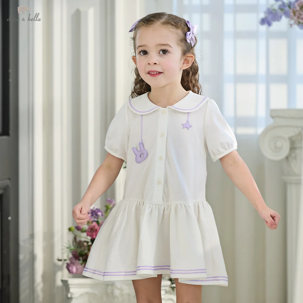 Dave Bella Girls Dress Summer Children Clothes Sweet Cotton Elegant Dresses Charm Fashion Party Short Sleeves White DB2262307
Dave Bella Girls Dress Summer Children Clothes Sweet Cotton Elegant Dresses Charm Fashion Party Short Sleeves White DB2262307