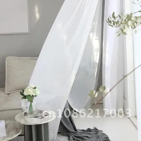 White Sheer Curtains For Living Room Chiffon Tulle Curtain Bedroom Window Treatment Finished Voile Drape LISM
White Sheer Curtains For Living Room Chiffon Tulle Curtain Bedroom Window Treatment Finished Voile Drape LISM