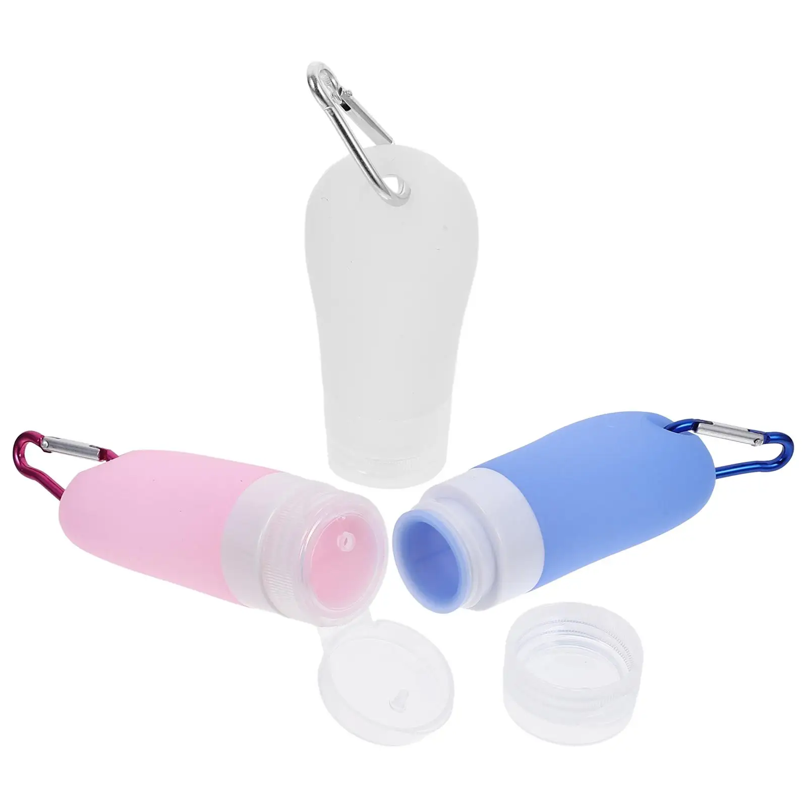 Silicone Travel Containers Empty Travel Bottle Dispenser Portable Leakproof Squeeze Bottles For Liquid Storage
Silicone Travel Containers Empty Travel Bottle Dispenser Portable Leakproof Squeeze Bottles For Liquid Storage