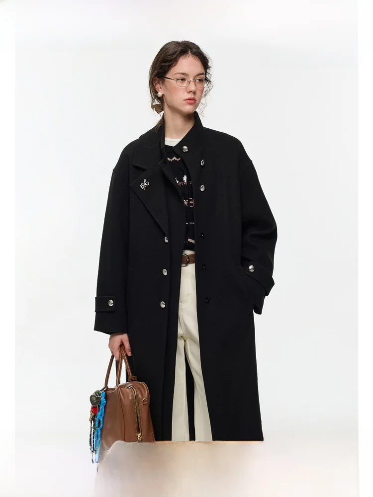 VEGA CHANG женское длинное шерстяное пальто Hepburn Sle асимметричное корейское свободное пальто на одной пуговице однотонное осенне-зимнее пальто
VEGA CHANG женское длинное шерстяное пальто Hepburn Sle асимметричное корейское свободное пальто на одной пуговице однотонное осенне-зимнее пальто