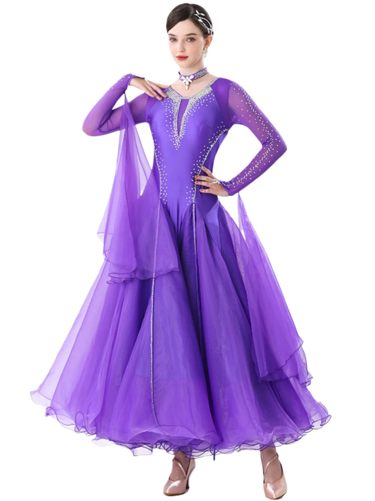 2025 Modern Dance Dress New Waltz Ballroom Dance Dress Professional Modern Dance Ballroom Dance Dress MQ8239
2025 Modern Dance Dress New Waltz Ballroom Dance Dress Professional Modern Dance Ballroom Dance Dress MQ8239