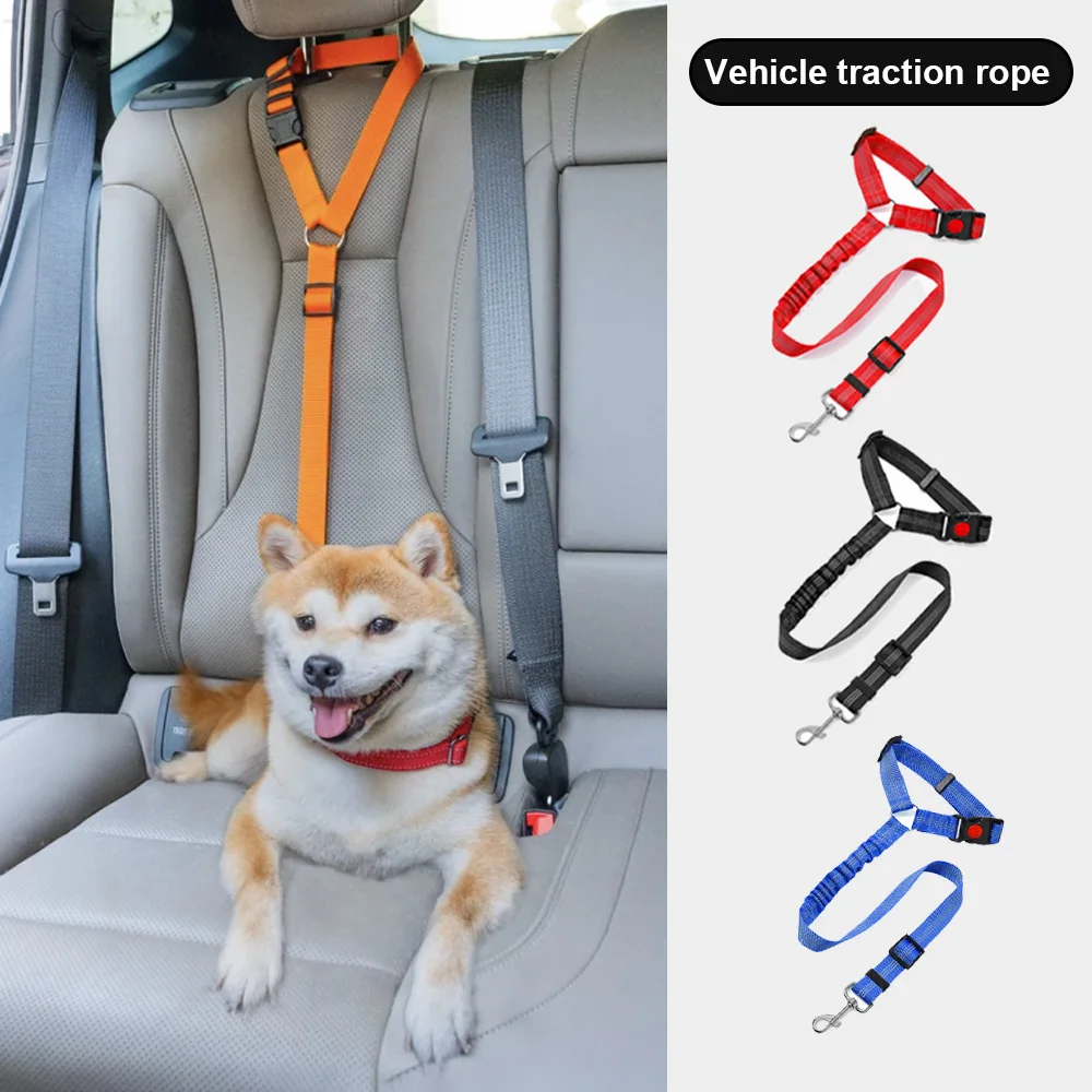 Solid Color Pet Traction Rope Adjustable Stretchable Rear Seat Safety Belt Tough Wear Resistant Dog Accessories Pet Supplies
Solid Color Pet Traction Rope Adjustable Stretchable Rear Seat Safety Belt Tough Wear Resistant Dog Accessories Pet Supplies