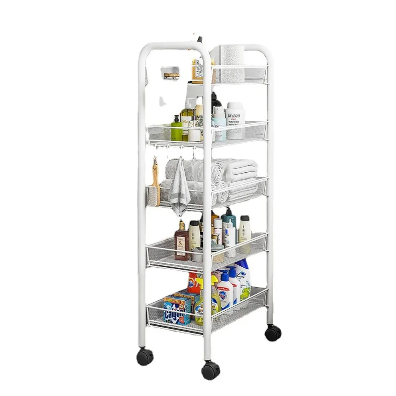 Toilet bathroom shelf shelf basin rack household floor trolley bath storage rack
Toilet bathroom shelf shelf basin rack household floor trolley bath storage rack