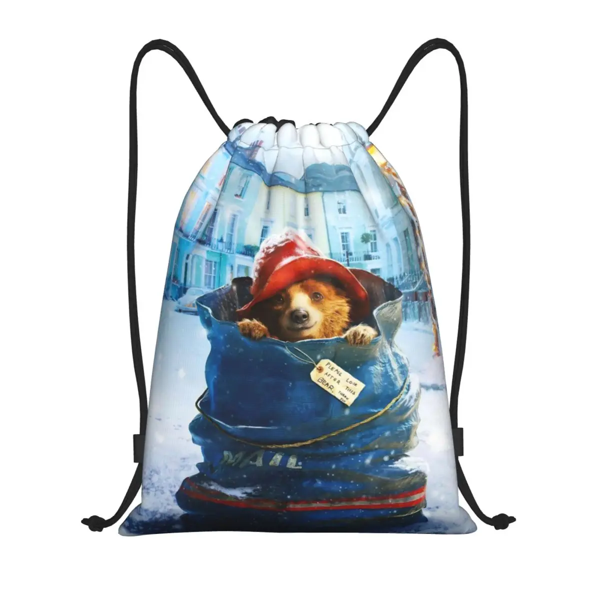 Милые сумки на шнурке с бурым медведем Paddington, спортивный рюкзак, спортивный рюкзак, сумки на шнурке для езды на велосипеде
Милые сумки на шнурке с бурым медведем Paddington, спортивный рюкзак, спортивный рюкзак, сумки на шнурке для езды на велосипеде