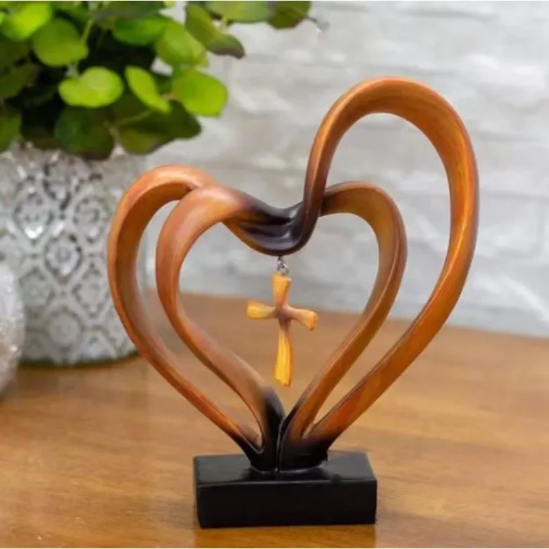 New Love Desktop Decoration Two Hearts Office Desktop Decoration Valentine's Day Gift Resin Crafts Decoration Home Accessories
New Love Desktop Decoration Two Hearts Office Desktop Decoration Valentine's Day Gift Resin Crafts Decoration Home Accessories