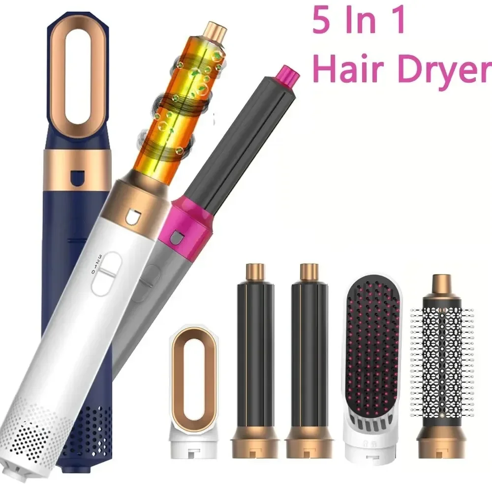 Professional Hair Styler 5 In 1 Low Noise Hair Curling Straightening Blow Dryer 1000W Powerful Wind Hot Air Brushes 10000RPM
Professional Hair Styler 5 In 1 Low Noise Hair Curling Straightening Blow Dryer 1000W Powerful Wind Hot Air Brushes 10000RPM