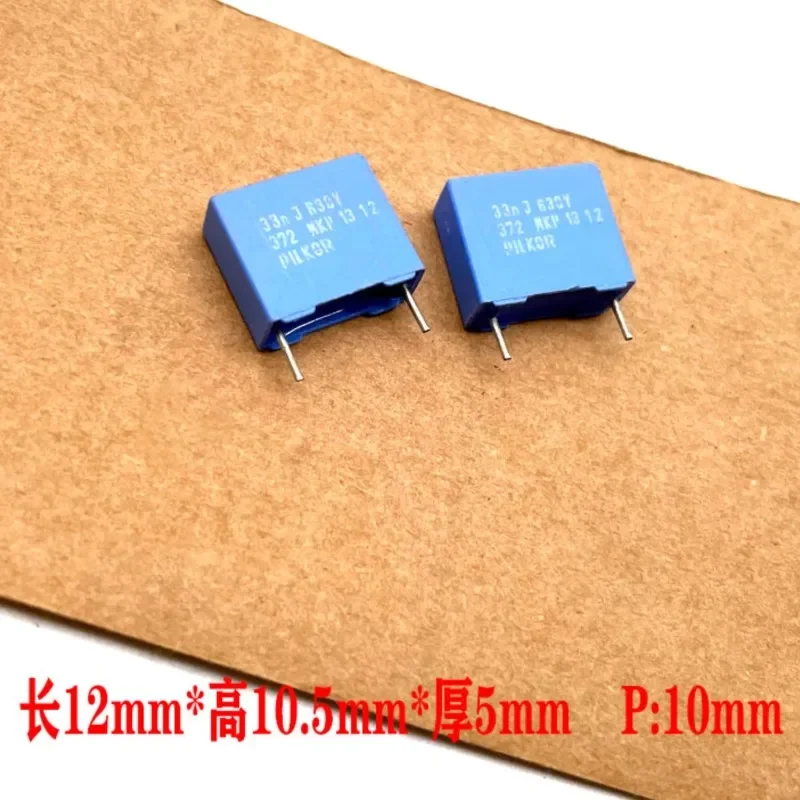 10PCS/LOT ORIGINAL PILKOR BC MKP372 0.033uf 33nf 333 630v 2J safety film capacitor
10PCS/LOT ORIGINAL PILKOR BC MKP372 0.033uf 33nf 333 630v 2J safety film capacitor