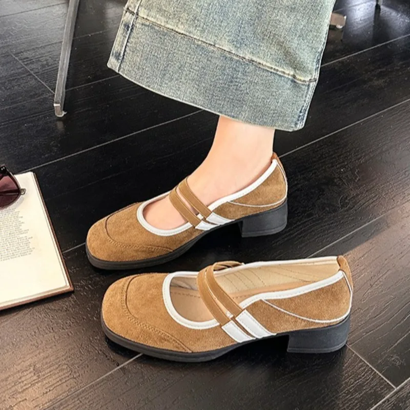Retro Womens Mary Jane Shoes Fashion Round Head High Heels for Woman French Style Casual Shoes Designer Shoes Sandalias De Mujer
Retro Womens Mary Jane Shoes Fashion Round Head High Heels for Woman French Style Casual Shoes Designer Shoes Sandalias De Mujer