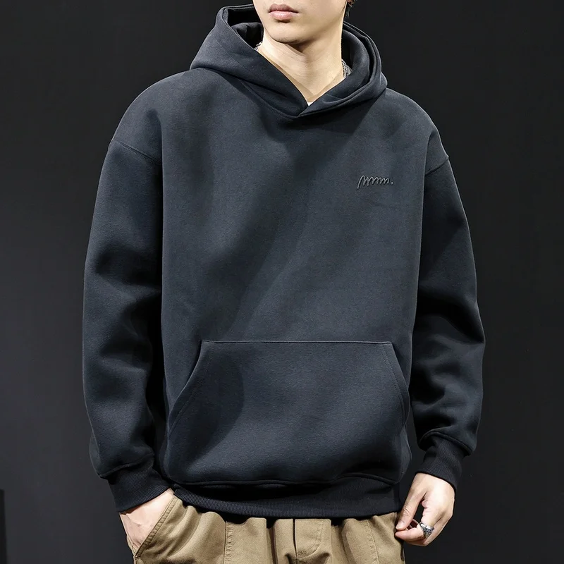 Autumn Winter New Heavyweight Simple Hoodie Men's Trendy Loose Large Size High-end Fce Casual Clothes Cotton Polyester
Autumn Winter New Heavyweight Simple Hoodie Men's Trendy Loose Large Size High-end Fce Casual Clothes Cotton Polyester