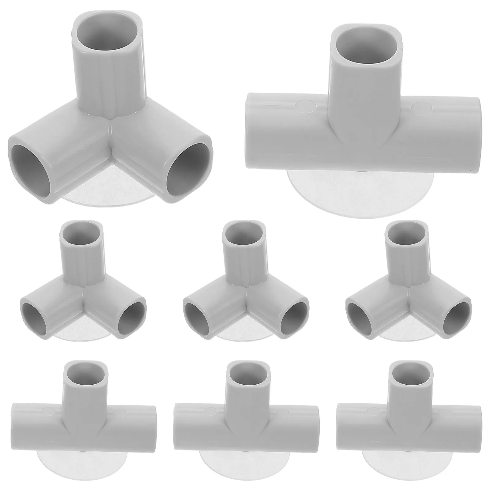 8Pcs Plastic Playpen T-Connector Set 3-Way Elbow Joint for Indoor Safety Fencing Quick Install Rounded Edges Soft Color
8Pcs Plastic Playpen T-Connector Set 3-Way Elbow Joint for Indoor Safety Fencing Quick Install Rounded Edges Soft Color