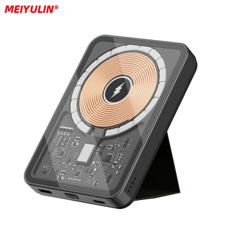 10000mAh Magnetic Power Bank 15W Wireless Fast Charger Stand 5000mAh Portable Transparent External Battery for iPhone 14 Samsung
10000mAh Magnetic Power Bank 15W Wireless Fast Charger Stand 5000mAh Portable Transparent External Battery for iPhone 14 Samsung