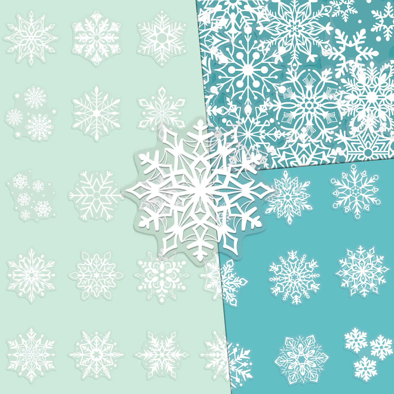 50PCS Cartoon Snowflake INS Style Sticker Transparent Graffiti Waterproof Decal Toy Gift DIY Window Scrapbook Luggage Diary
50PCS Cartoon Snowflake INS Style Sticker Transparent Graffiti Waterproof Decal Toy Gift DIY Window Scrapbook Luggage Diary