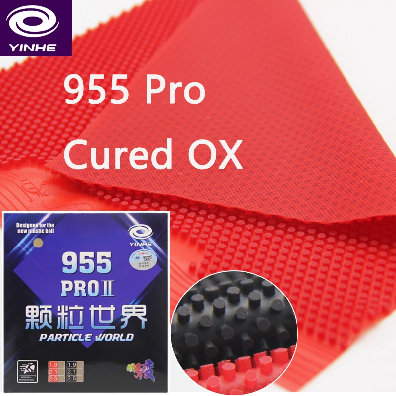 YINHE 955PRO Table Tennis Rubber OX Long Pips Medium Particles ITTF Approved Cured Table Tennis Rubbers Pro-level Weird Pimpled
YINHE 955PRO Table Tennis Rubber OX Long Pips Medium Particles ITTF Approved Cured Table Tennis Rubbers Pro-level Weird Pimpled