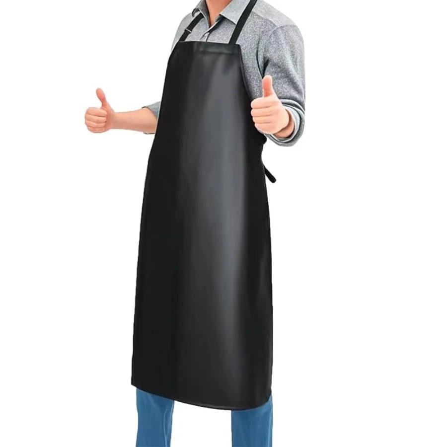 Waterproof Rubber Vinyl Apron 40 Inch Heavy Duty Adjustable Bib for Men Women Kitchen Cooking Lab Dishwashing Black
Waterproof Rubber Vinyl Apron 40 Inch Heavy Duty Adjustable Bib for Men Women Kitchen Cooking Lab Dishwashing Black