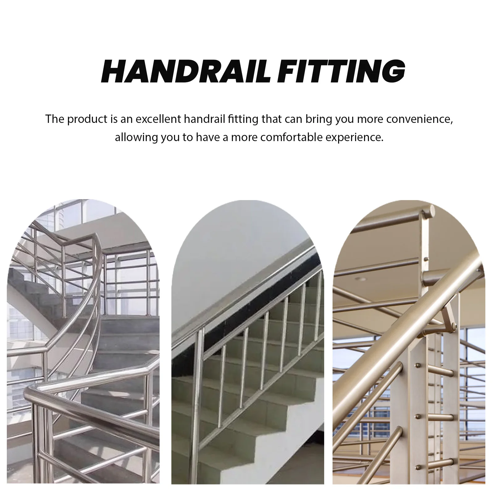 2Pcs Handrail Connector Stainless Steel Adjustable Round Connector for Stair Deck Cable Railing Fitting Fitting for Handrail
2Pcs Handrail Connector Stainless Steel Adjustable Round Connector for Stair Deck Cable Railing Fitting Fitting for Handrail