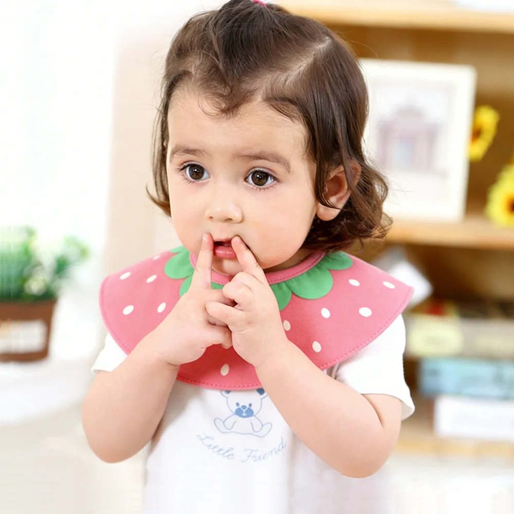 New 360° Rotatable Baby Feeding Drool Bib Cute Infants Print Round Saliva Towel Soft Cartoon Fruit Food Burp Cloth For Kids Bibs
New 360° Rotatable Baby Feeding Drool Bib Cute Infants Print Round Saliva Towel Soft Cartoon Fruit Food Burp Cloth For Kids Bibs