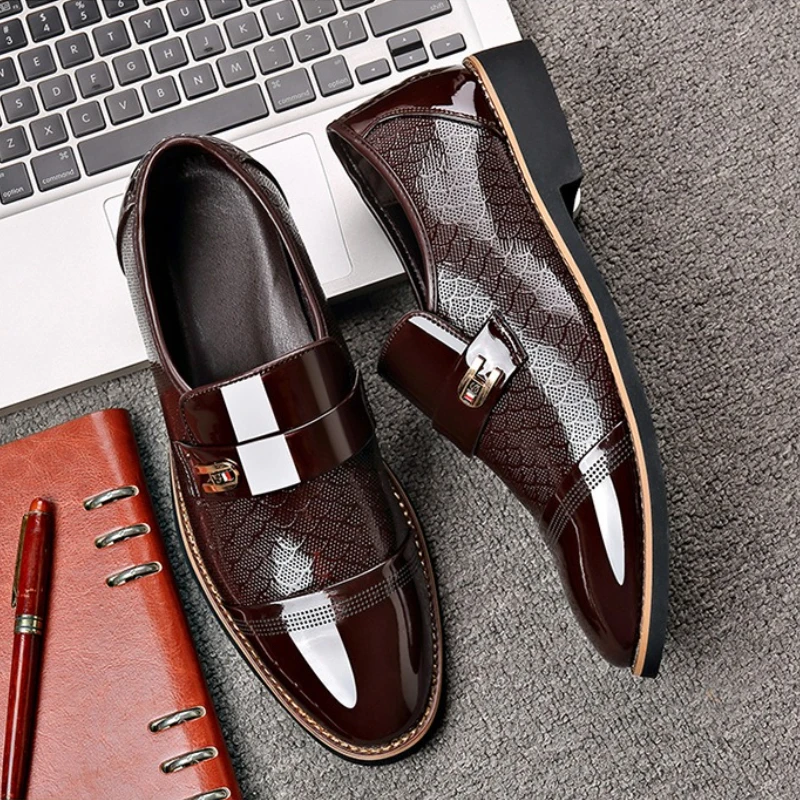 patent leather shoes for man luxury formal shoes man loafers italian wedding dress shoes eleganti casual business loafers
patent leather shoes for man luxury formal shoes man loafers italian wedding dress shoes eleganti casual business loafers