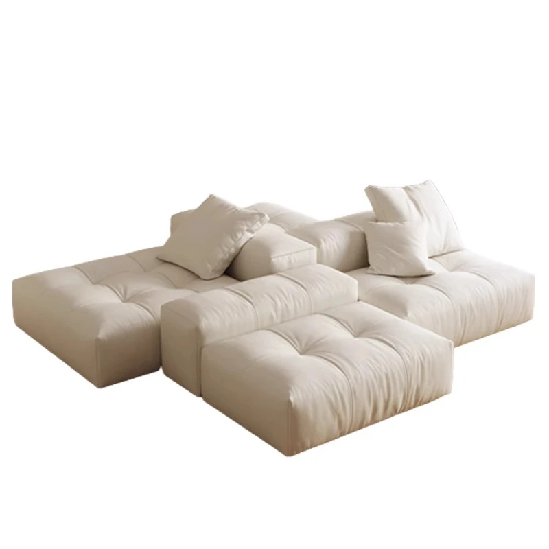 Living room tofu block leather sofa first layer cowhide Italian minimalist two-way square straight row combination
Living room tofu block leather sofa first layer cowhide Italian minimalist two-way square straight row combination